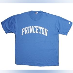 Russell Blue Princeton Short Sleeve T Shirt Men's Size XL